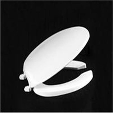 CENTOCO MANUFACTURING CORPORATION Centoco 620-301 Crane White Elongated Premium Plastic Toilet Seat With Open front 620-301